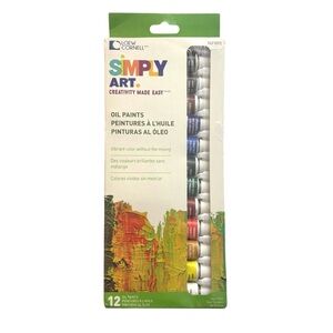 NWT Loew Cornell Simply Art Oil Paint Set - 12 Tubes
